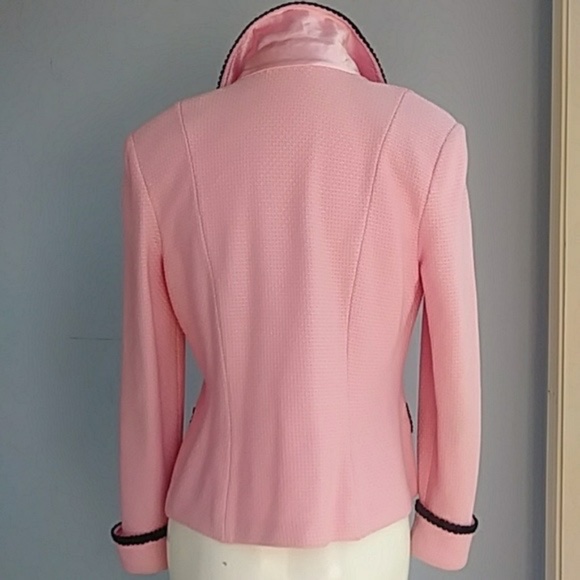 Gorgeous Pink and Black St. John Blazer - Picture 5 of 7